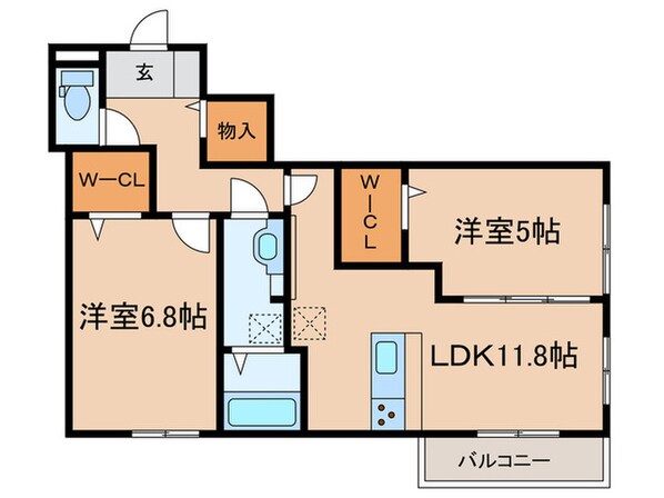 仮)エテルノ塚口の物件間取画像